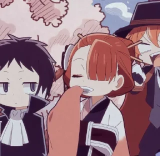 ⛓ emoji @animecuteth Bungou Stray Dogs Wan Telegram sticker 23 of 24