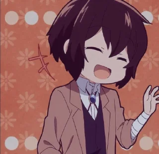 ⛓ emoji @animecuteth Bungou Stray Dogs Wan Telegram sticker 15 of 24