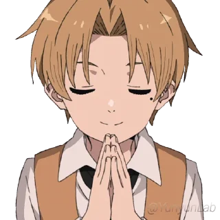 🙏 emoji Mushoku Tensei @Y2Lab Telegram sticker 6 of 110
