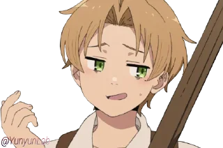 😏 emoji Mushoku Tensei @Y2Lab Telegram sticker 10 of 110