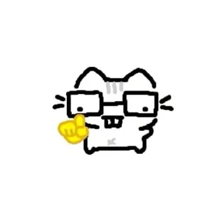 🤓 emoji Basilleaf Cats Telegram sticker 19 of 50