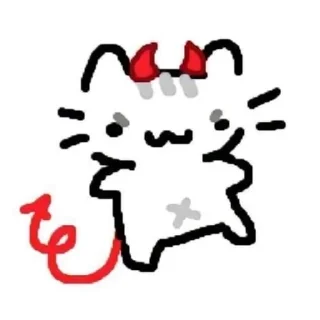 😈 emoji Basilleaf Cats Telegram sticker 22 of 50