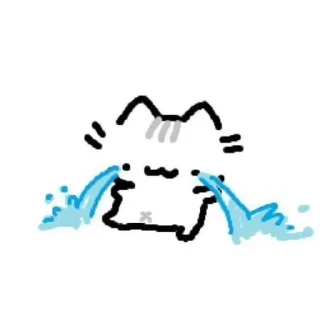😭 emoji Basilleaf Cats Telegram sticker 7 of 50