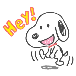 Sticker from snoopy