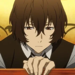 😏 emoji Osamu Dazai @Nixx1050 by ကေလာ Telegram sticker 6 of 89