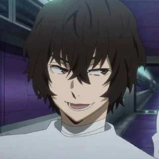 😒 emoji Osamu Dazai @Nixx1050 by ကေလာ Telegram sticker 17 of 89