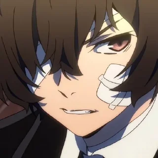 😡 emoji Osamu Dazai @Nixx1050 by ကေလာ Telegram sticker 20 of 89