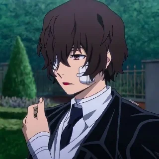 😛 emoji Osamu Dazai @Nixx1050 by ကေလာ Telegram sticker 21 of 89