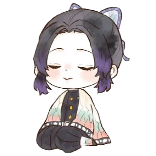 🧚‍♀ emoji @wallpaper_kid || Shinobu Chibi 💖 Telegram sticker 11 of 60