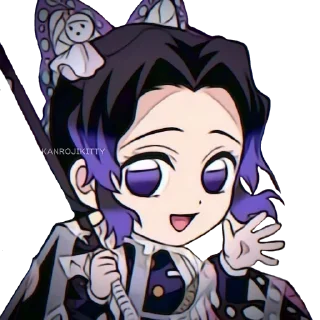 Sticker from @wallpaper_kid || Shinobu Chibi 💖