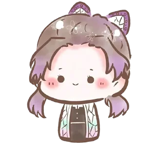 🧚‍♀ emoji @wallpaper_kid || Shinobu Chibi 💖 Telegram sticker 22 of 60