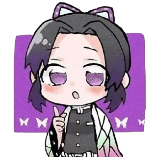 🧚‍♀ emoji @wallpaper_kid || Shinobu Chibi 💖 Telegram sticker 5 of 60