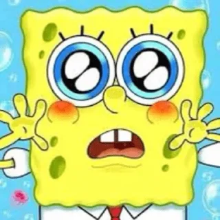 Sticker from spongebob