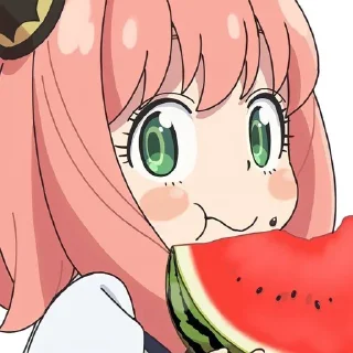 🍉 emoji ANYA Telegram sticker 11 of 36