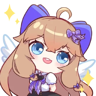 💫 emoji 嘉然2.0装扮表情包 Remastered Telegram sticker 23 of 25