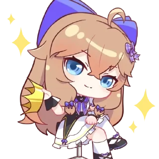 👑 emoji 嘉然2.0装扮表情包 Remastered Telegram sticker 22 of 25