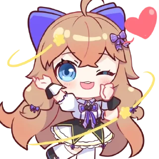 💃 emoji 嘉然2.0装扮表情包 Remastered Telegram sticker 17 of 25