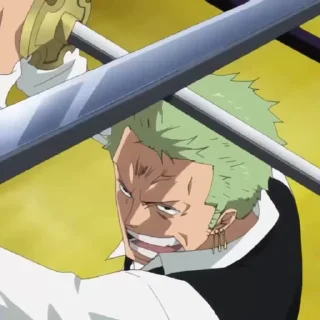🌟 emoji Roronoa Zoro 2 @Hanim1O Telegram sticker 9 of 70