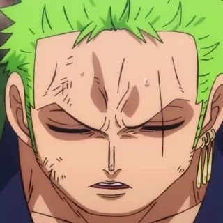 🌟 emoji Roronoa Zoro 2 @Hanim1O Telegram sticker 3 of 70