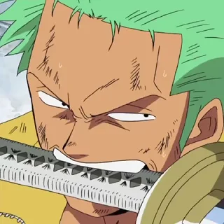 🌟 emoji Roronoa Zoro 2 @Hanim1O Telegram sticker 19 of 70