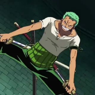 🌟 emoji Roronoa Zoro 2 @Hanim1O Telegram sticker 16 of 70