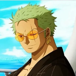 Sticker from Roronoa Zoro by: @neptoonshelp