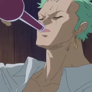 🌟 emoji Roronoa Zoro 2 @Hanim1O Telegram sticker 5 of 70