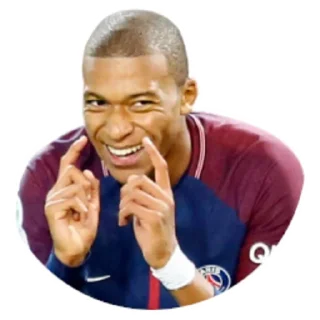 Sticker from Kylian Mbappe @Stickersey