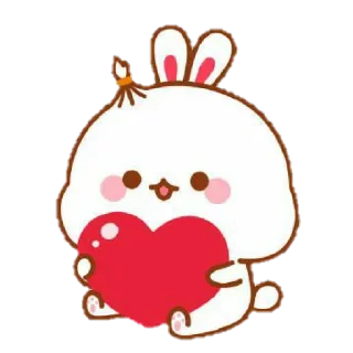 🐰 emoji Lovely Tuji soxee ㅡ by @taerastickers Telegram sticker 19 of 43