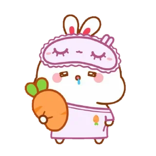 🐰 emoji Lovely Tuji soxee ㅡ by @taerastickers Telegram sticker 14 of 43
