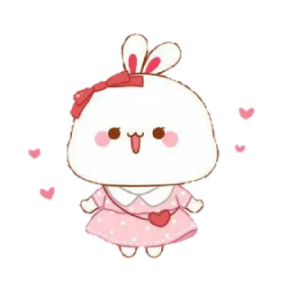 🐰 emoji Lovely Tuji soxee ㅡ by @taerastickers Telegram sticker 22 of 43