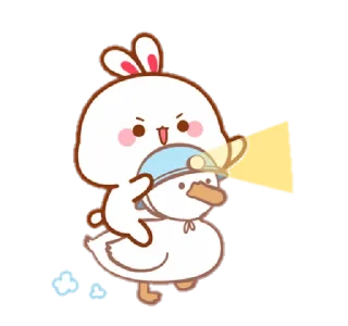 🐰 emoji Lovely Tuji soxee ㅡ by @taerastickers Telegram sticker 7 of 43