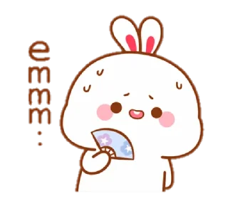 🐰 emoji Lovely Tuji soxee ㅡ by @taerastickers Telegram sticker 5 of 43