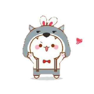🐰 emoji Lovely Tuji soxee ㅡ by @taerastickers Telegram sticker 12 of 43