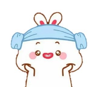 🐰 emoji Lovely Tuji soxee ㅡ by @taerastickers Telegram sticker 24 of 43