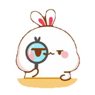 🐰 emoji Lovely Tuji soxee ㅡ by @taerastickers Telegram sticker 11 of 43