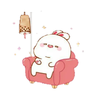 🐰 emoji Lovely Tuji soxee ㅡ by @taerastickers Telegram sticker 16 of 43