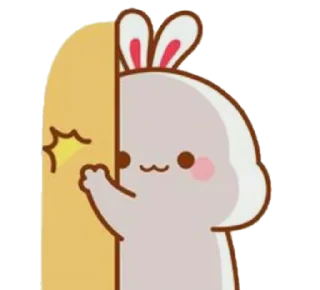 🐰 emoji Lovely Tuji soxee ㅡ by @taerastickers Telegram sticker 15 of 43