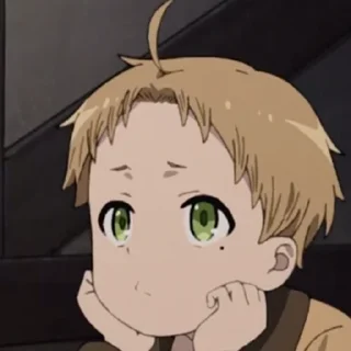 😔 emoji Mushoku Tensei - @otakuzdream Telegram sticker 7 of 28