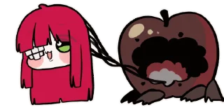 🍎 emoji 소인 림버스&앤GPT콘 Telegram sticker 7 of 120
