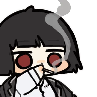 🚬 emoji 소인 림버스&앤GPT콘 Telegram sticker 22 of 120