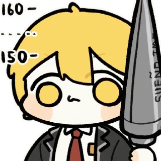 📏 emoji 소인 림버스&앤GPT콘 Telegram sticker 9 of 120