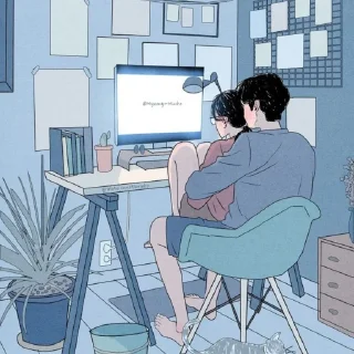 Sticker from Sweet Couple by @susuimut