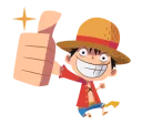 Sticker from ONE PIECE @stickerscar