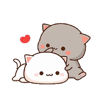 Sticker from 蜜桃貓&灰灰 @RekcitsEnilbot