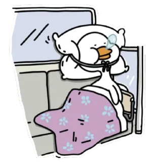 💤 emoji Ducky 🦆 Telegram sticker 16 of 55