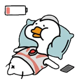 🪫 emoji Ducky 🦆 Telegram sticker 24 of 55
