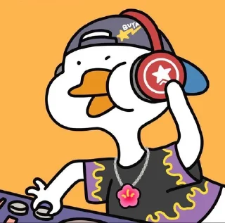 🪩 emoji Ducky 🦆 Telegram sticker 21 of 55