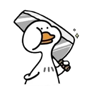 🦆 emoji Ducky 🦆 Telegram sticker 12 of 55