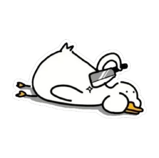 🦆 emoji Ducky 🦆 Telegram sticker 20 of 55